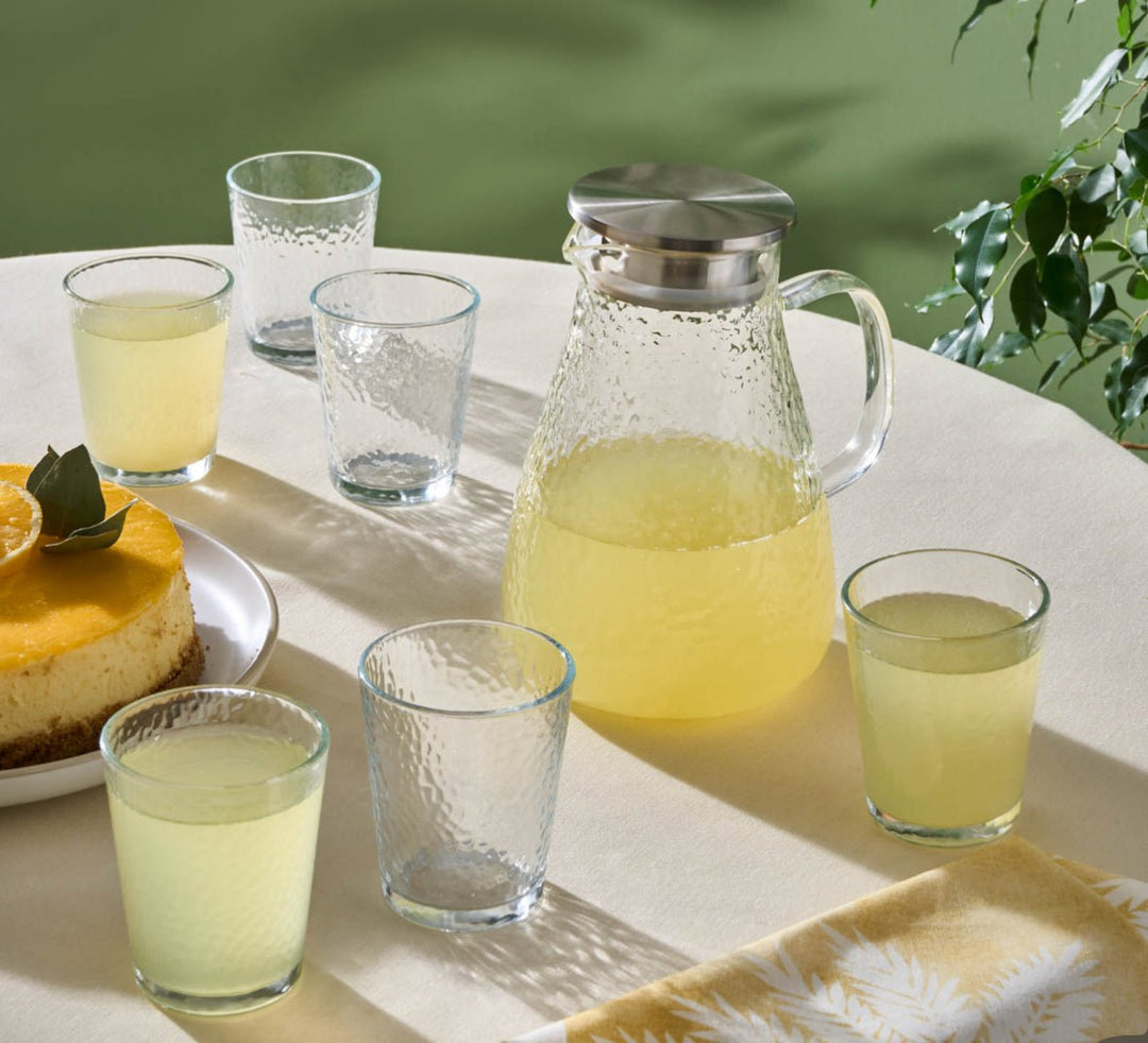 Karaca Luminous 7 - dele glassæt – Transparent - Løven Home