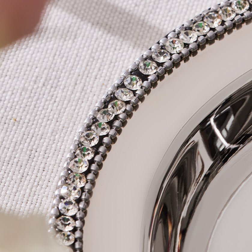 Karaca Majesty Dekorativ Oval Serveringsbakke – 38,5 x 23,5 cm - Løven Home