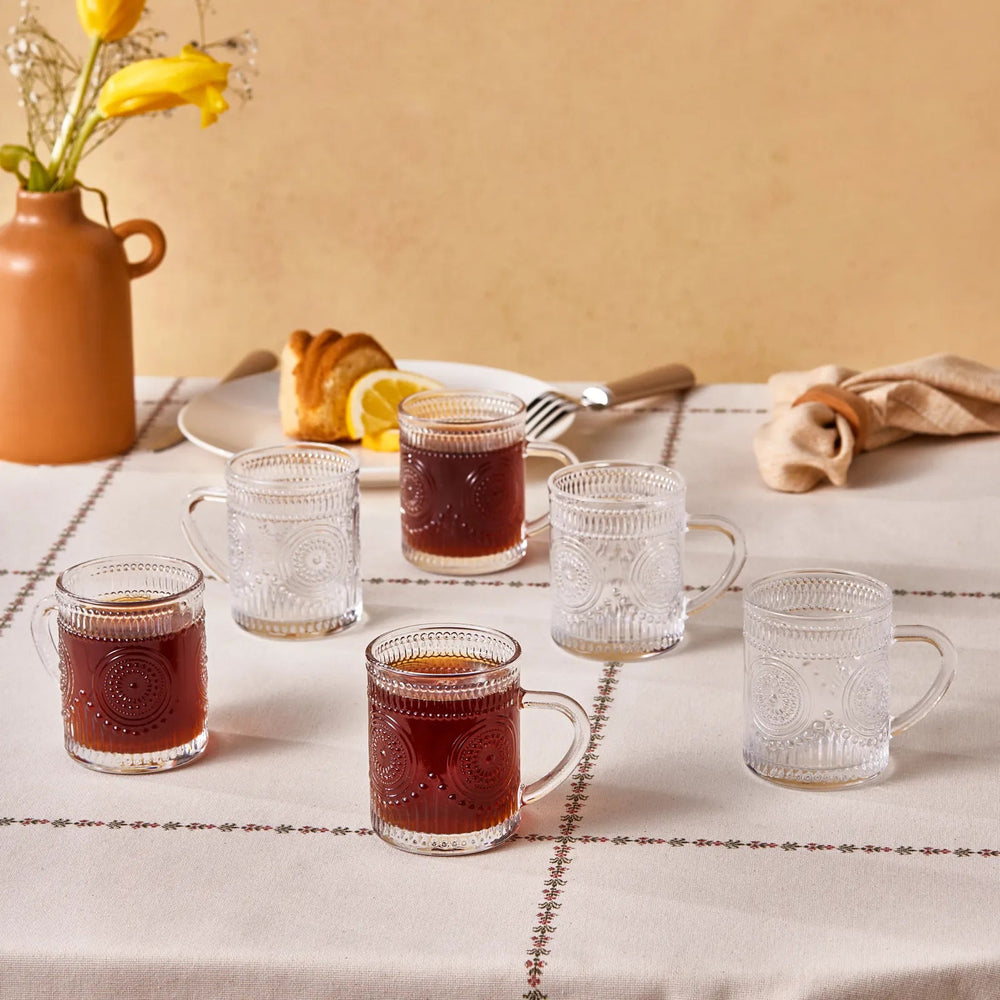 Karaca Margo Teglassæt 6 Stk - 155 ml - Løven Home