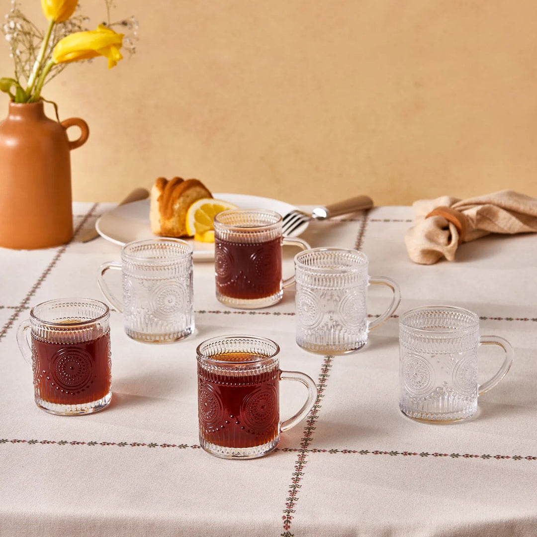 Karaca Margo Teglassæt 6 Stk - 155 ml - Løven Home