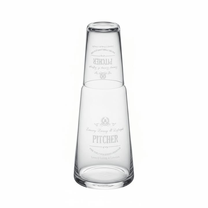 Karaca Marta Natbords Glas Karaffel m/Glas 1000 ML - Løven Home