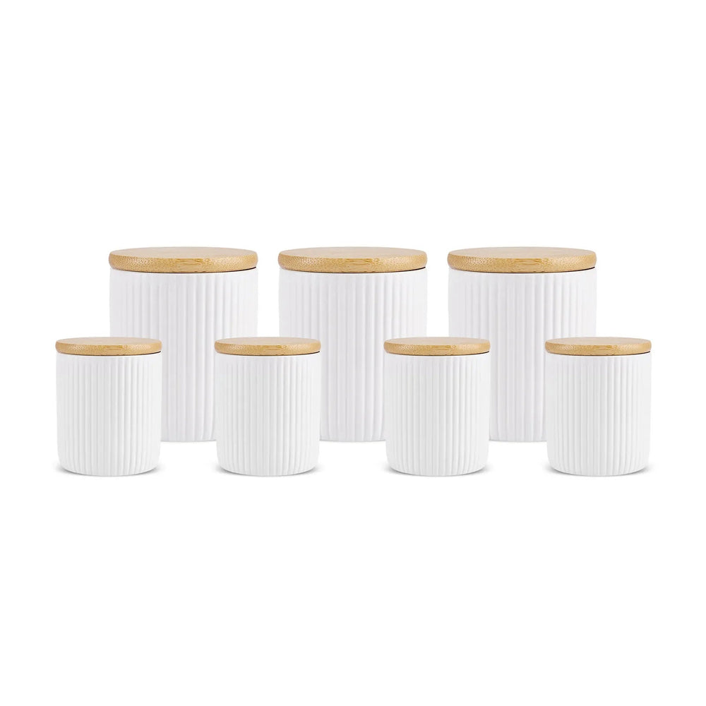 Karaca Massimo Krydderisæt i Keramik – 14 dele - Keramik/Bambus - Løven Home