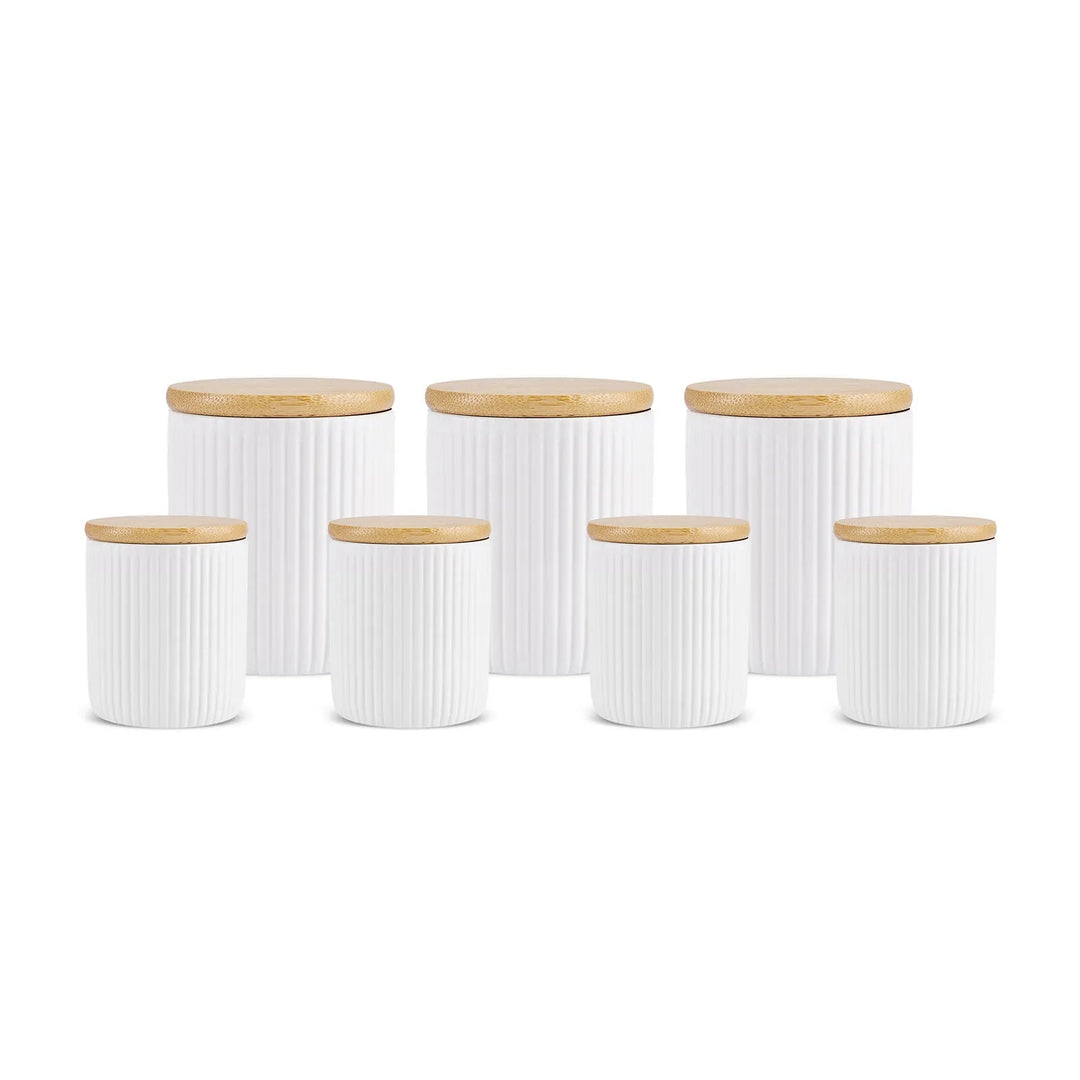 Karaca Massimo Krydderisæt i Keramik – 14 dele - Keramik/Bambus - Løven Home