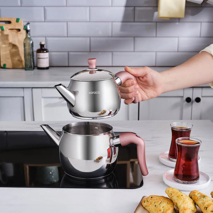 Karaca Maya Mini Induktionsvenligt Tekandesæt - Løven Home