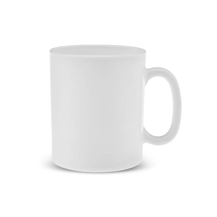 Karaca Milano Opal Glas Krus v2 | 320 ml | Hvid - Løven Home