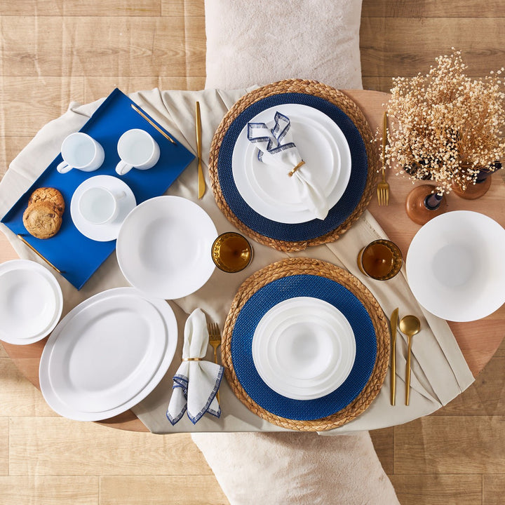 Karaca Milano Opal Glas Serveringsfad – 35 cm - Løven Home