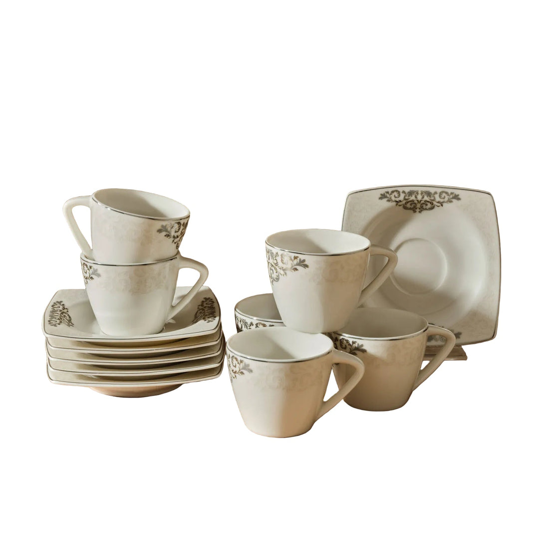 Karaca Nazende Espresso Kaffekop - sæt til 6 personer – 80 ml - Løven Home