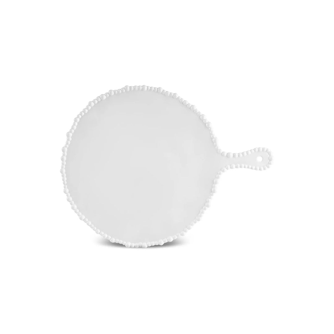Karaca Perla Melamin Ostefad – 42 cm - Hvid - Rund - Løven Home
