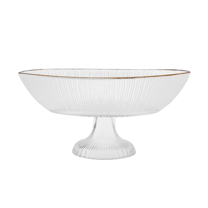 Karaca Pierre Glas Serveringsskålesæt 3 Dele | Guldkant - Løven Home