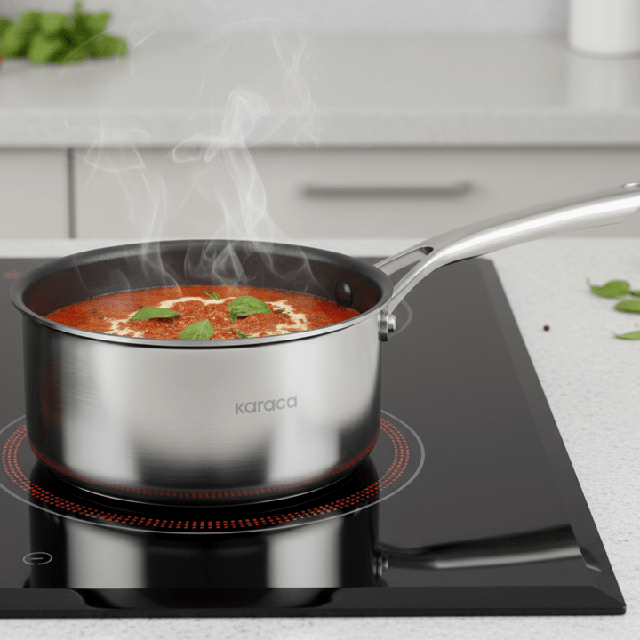 Karaca Plasma Steel 3Ply Pande – 18 cm - Løven Home