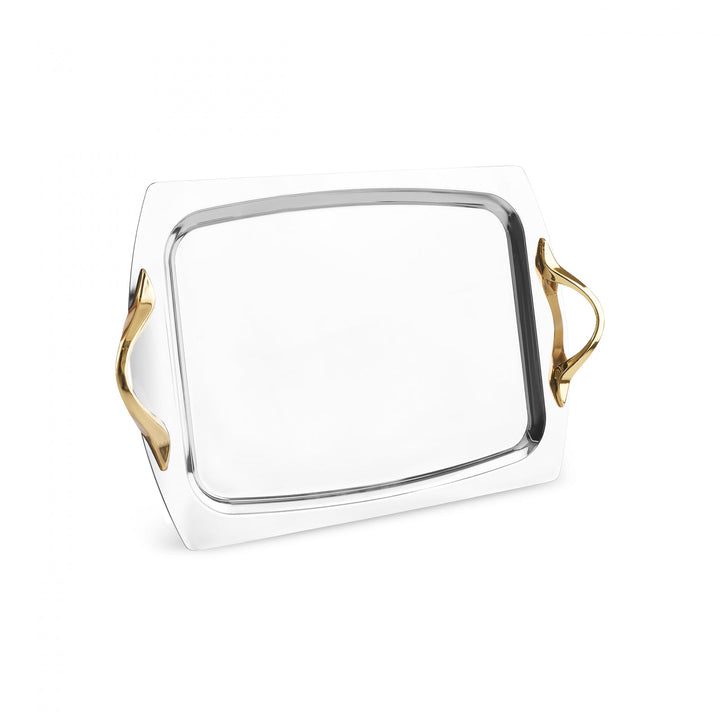 Karaca Plata Rektangulær Serveringsbakke i Rustfrit Stål - Løven Home