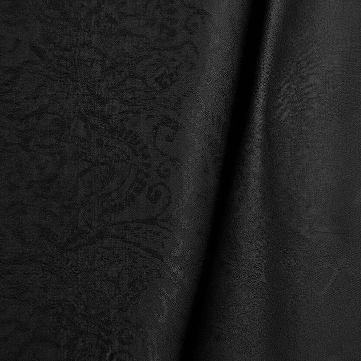 Karaca Pletafvisende Chesney Dug – 140 x 200 cm – Sort - Løven Home