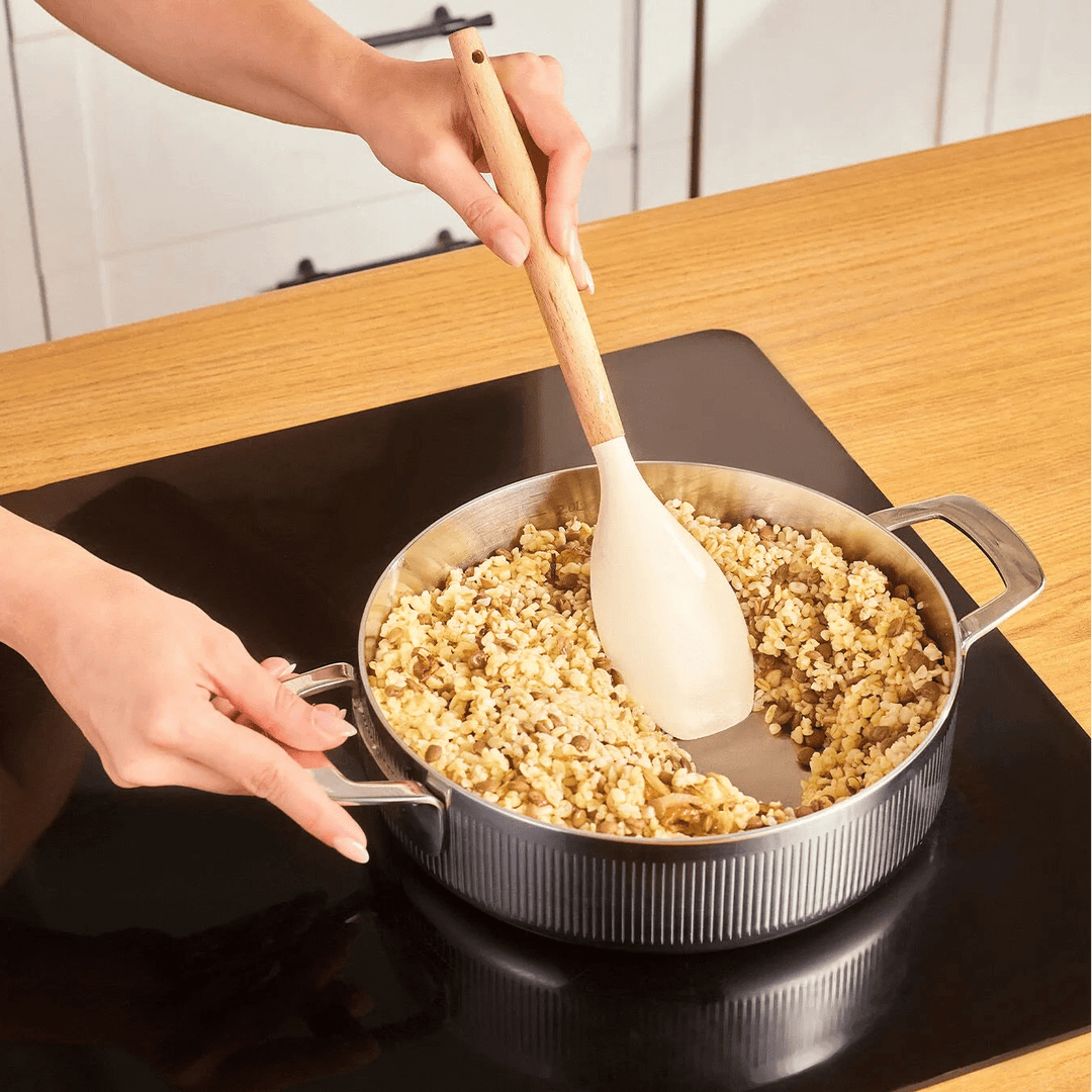 Karaca Power Steel 316+ Apollo grydesæt – 8 dele – Rustfrit stål - Løven Home