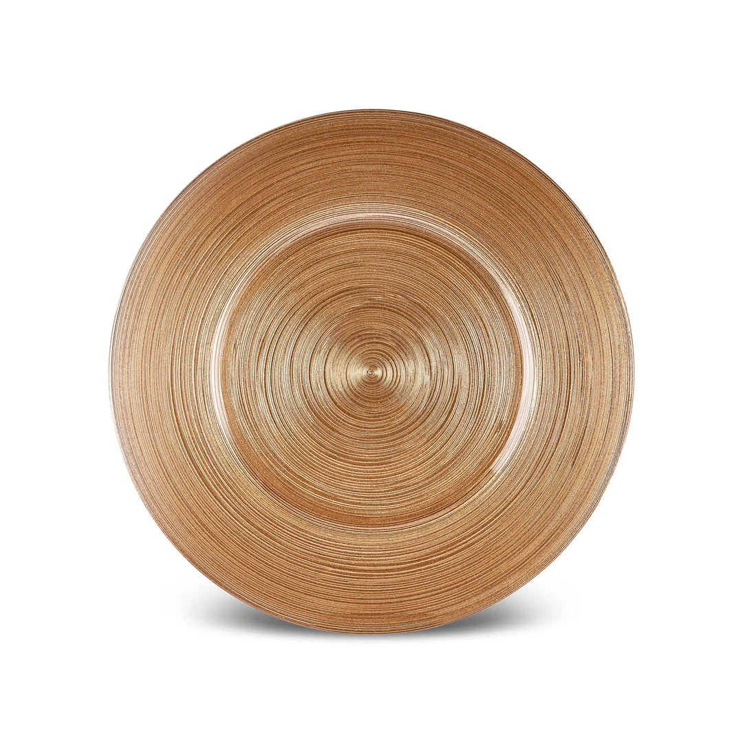 Karaca Premium glas supla / dækkeserviet – guld 33 cm - Løven Home