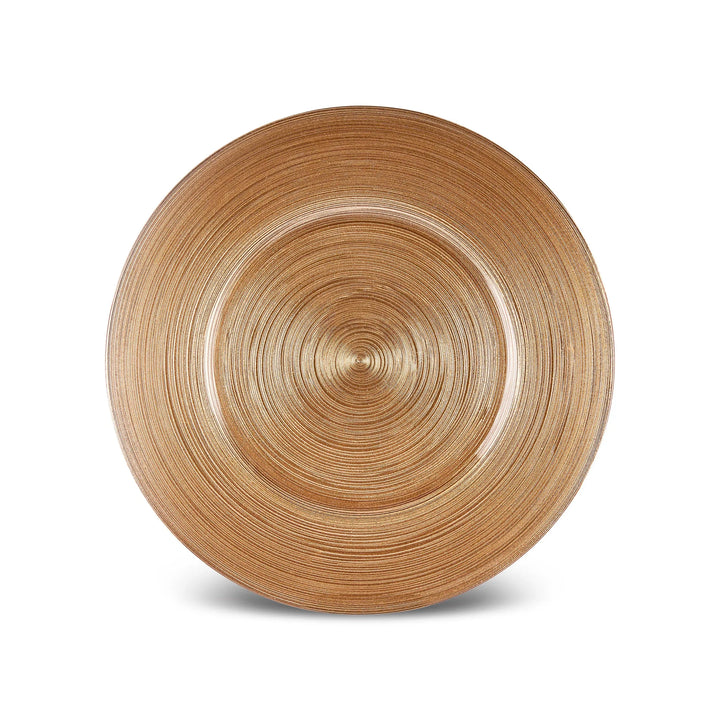 Karaca Premium glas supla / dækkeserviet – guld 33 cm - Løven Home