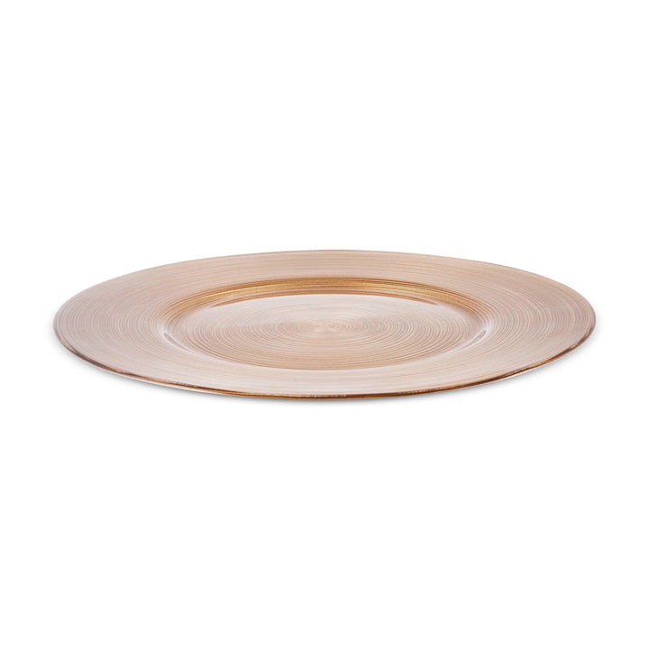 Karaca Premium glas supla / dækkeserviet – guld 33 cm - Løven Home