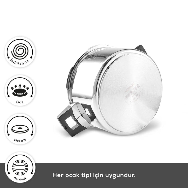 Karaca Quick & Safe Induktionskompatibelt Trykkogersæt – 4 + 6 L - Løven Home