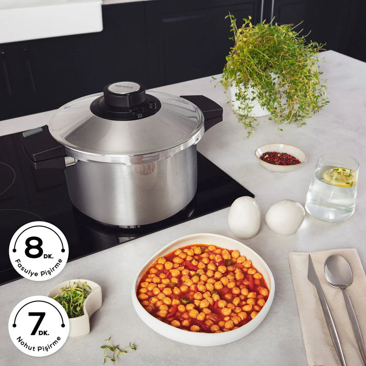 Karaca Quick & Safe Induktionskompatibelt Trykkogersæt – 4 + 6 L - Løven Home