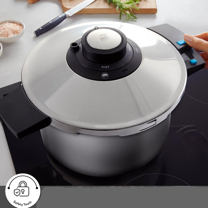 Karaca Quick & Safe Trykkoger Sæt med Induktionsbund 6+8 L - Løven Home