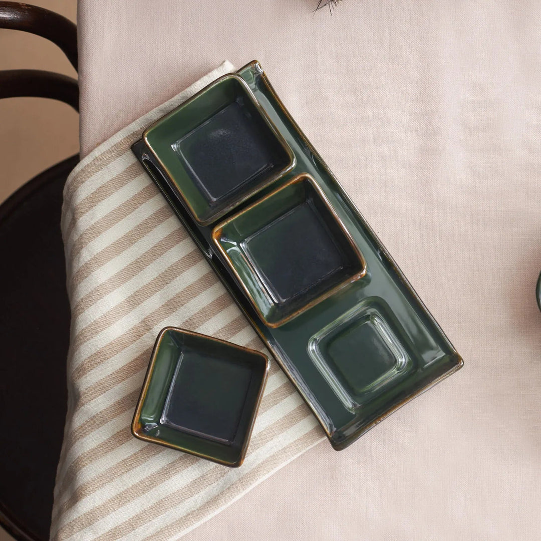 Karaca Reaktif Morgenmadsæt - 4 Dele - Løven Home