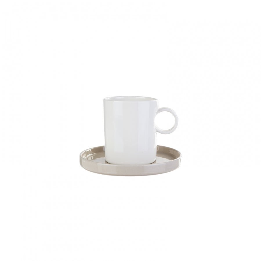 Karaca Red Carpet Collection X Hussein Chalayan – Forever Bone Poly 28 - delt Morgenmadssæt til 6 personer - Løven Home