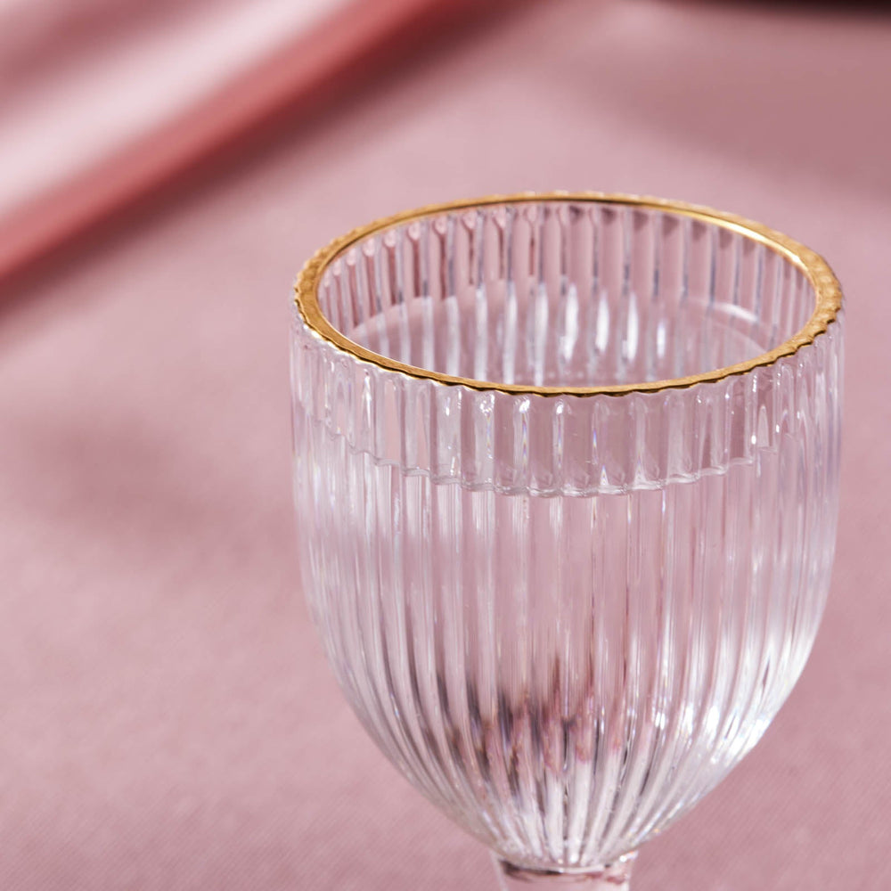 Karaca Rocco Kaffeglas – 6 stk., Guld (60 ml) - Løven Home
