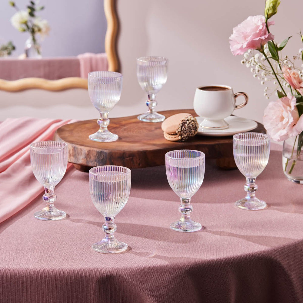 Karaca Rocco Lüster Kaffeglas 6 stk. – 60 ml - Løven Home