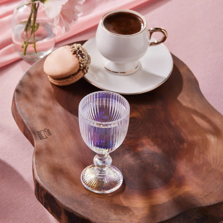 Karaca Rocco Lüster Kaffeglas 6 stk. – 60 ml - Løven Home