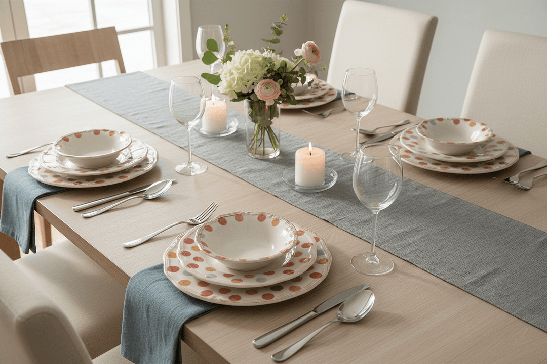 Karaca - Romance Tallerkensæt – 12 Dele | 4 Personer - Løven Home