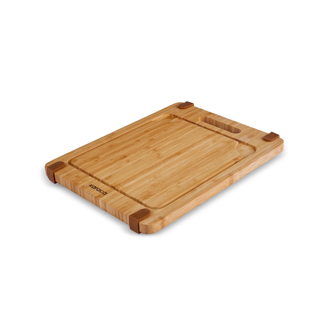 Karaca Roy Bamboo Pro Skærebræt – 2 dele - Løven Home