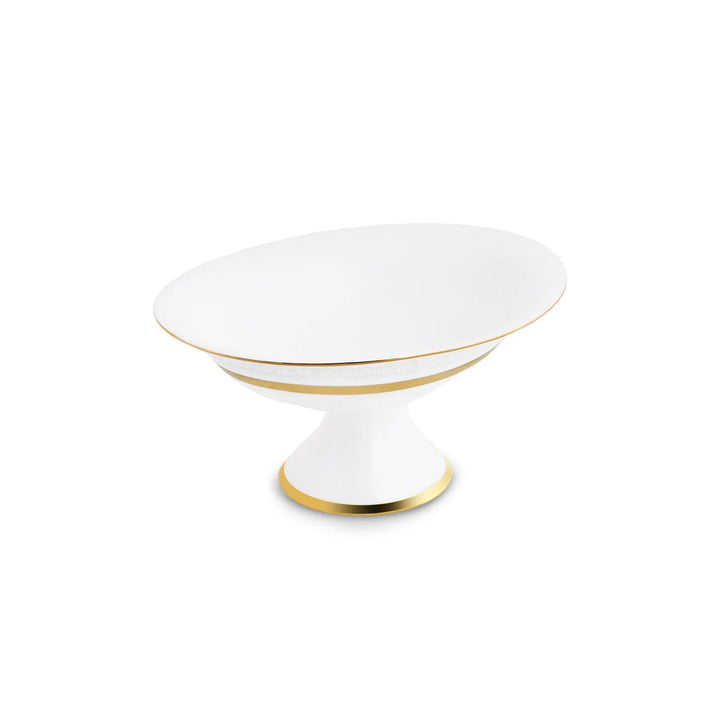 Karaca - Royal Bone Victoria - Serveringsfad på Fod – Guld - Løven Home
