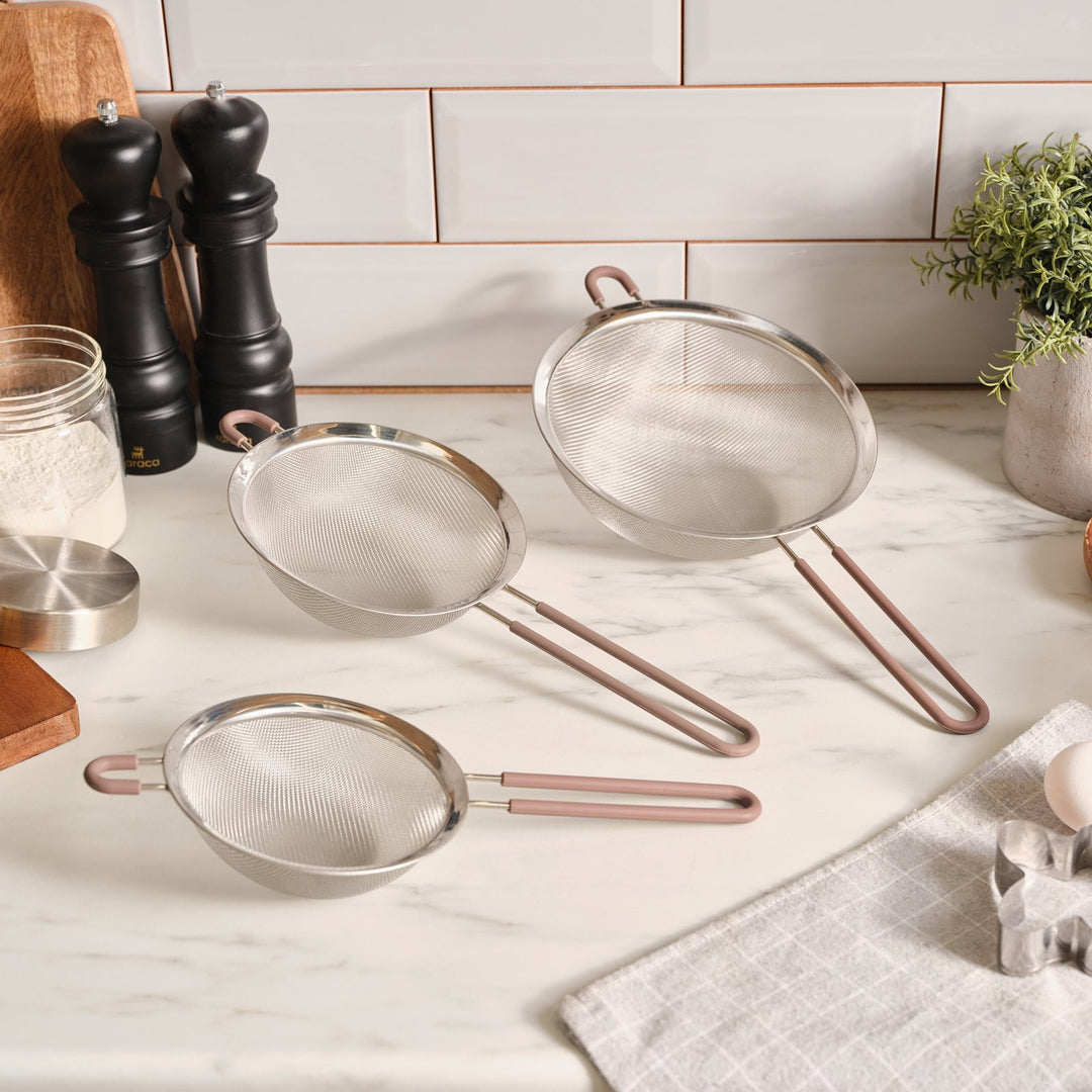 Karaca Ruby Sigte – 3 dele, Rustfrit Stål - Løven Home