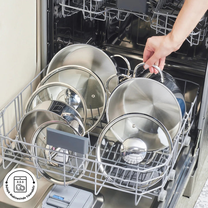 Karaca Sakura Powersteel 8 - delers 316+ Stål Tencere Set - Løven Home