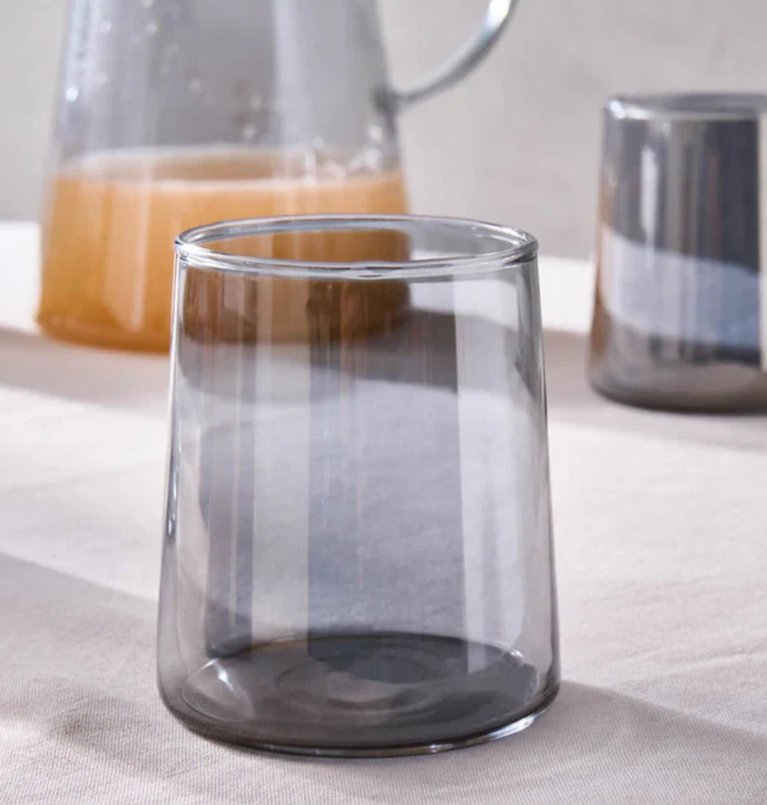 Karaca Serene 7 - dele tumbler - glas sæt – Antrasit - Løven Home