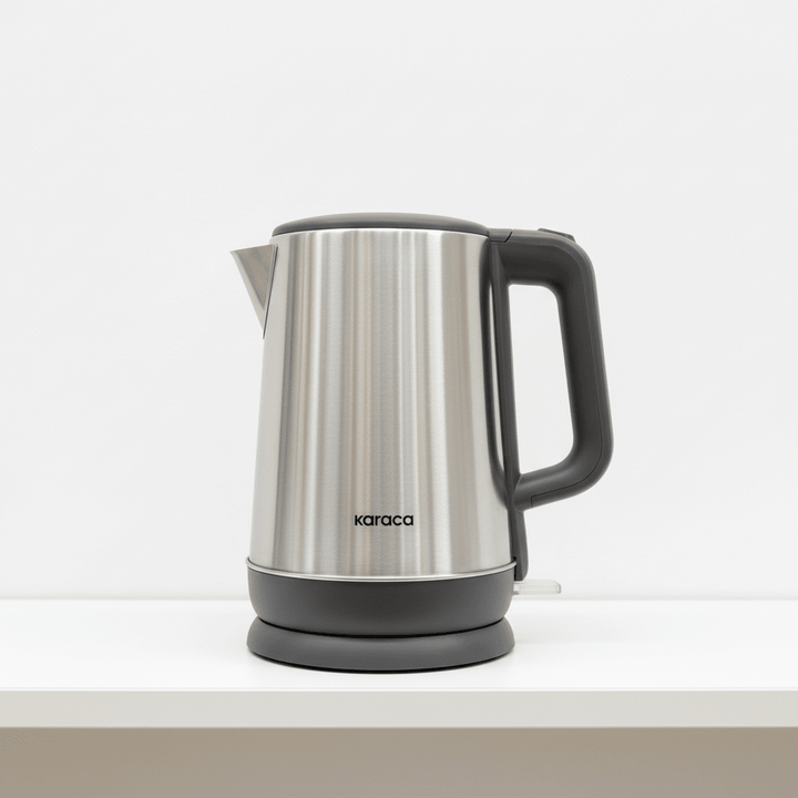 Karaca Series 2409 Rustfrit Stål Vandkedel Sølv 2200W, 1,7 Liter - Løven Home