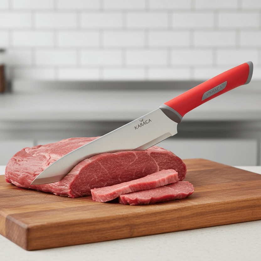 Karaca Shen Kokkekniv 33 cm - Rød - Løven Home