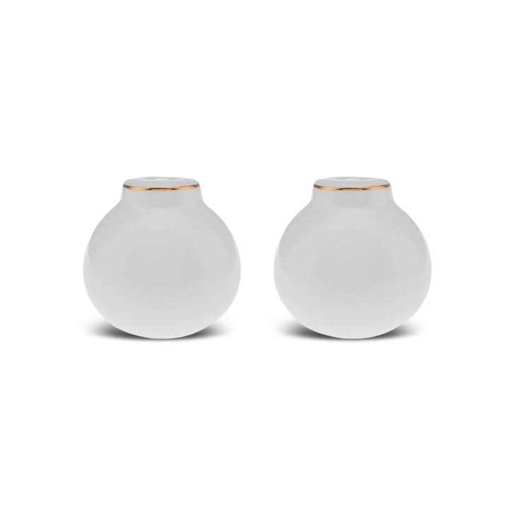 Karaca Stream Bone Meridian Morgenmadssæt | 34 dele | 6 personer | Guld - Løven Home