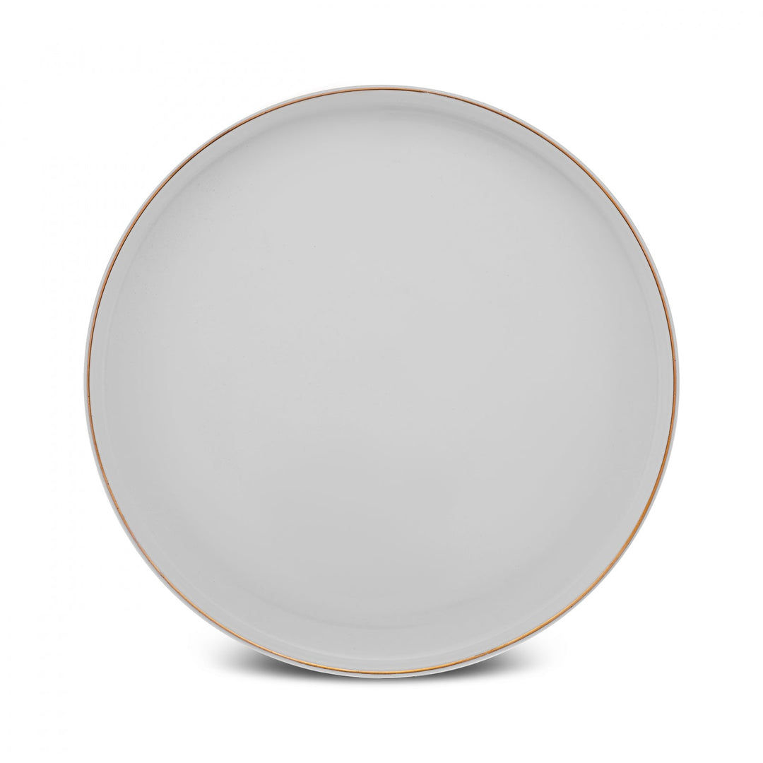 Karaca Stream Bone Meridian Morgenmadssæt | 34 dele | 6 personer | Guld - Løven Home