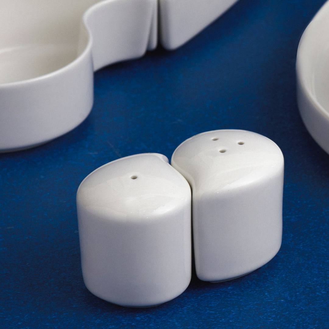 Karaca Streamline Bone Waterway 29 - delt Morgenmadssæt til 6 personer - Hvid - Løven Home