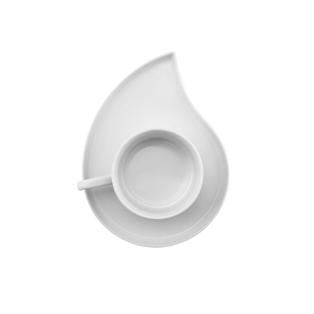 Karaca Streamline Bone Waterway 29 - delt Morgenmadssæt til 6 personer - Hvid - Løven Home