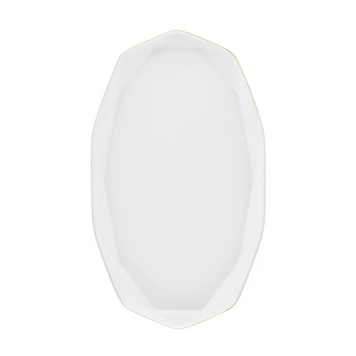 KARACA STREAMLINE ELMAS 57 - delt Middagssæt | 12 personer | Hvid/Guld - Løven Home