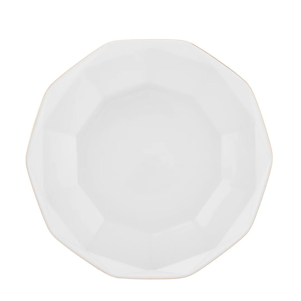 KARACA STREAMLINE ELMAS 57 - delt Middagssæt | 12 personer | Hvid/Guld - Løven Home