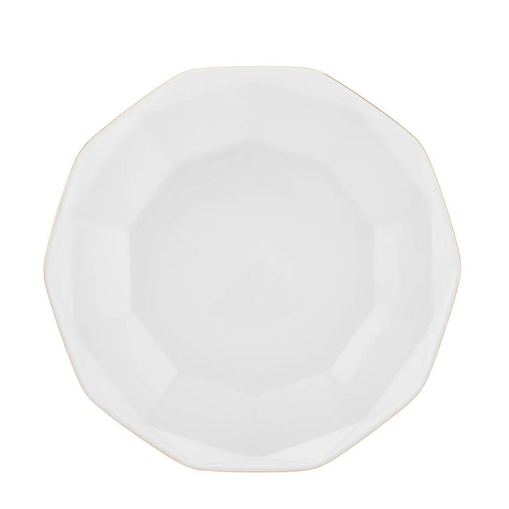 KARACA STREAMLINE ELMAS 57 - delt Middagssæt | 12 personer | Hvid/Guld - Løven Home