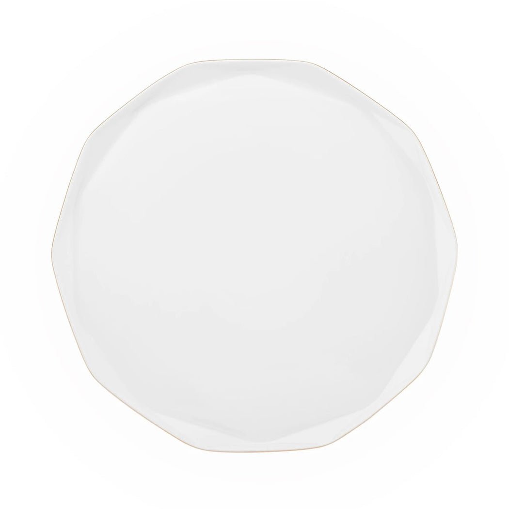 KARACA STREAMLINE ELMAS 57 - delt Middagssæt | 12 personer | Hvid/Guld - Løven Home