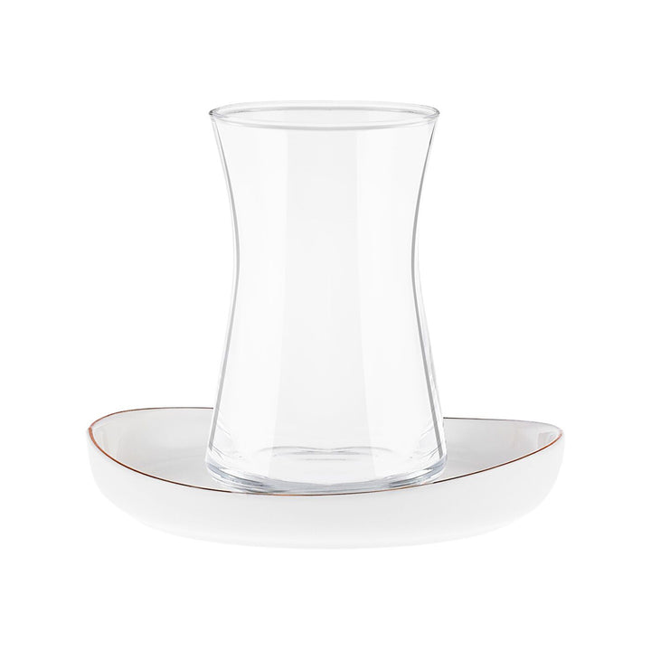 Karaca Streamline Hole 12 - delt 6 - personers Glas Tesæt 165 ml - Løven Home