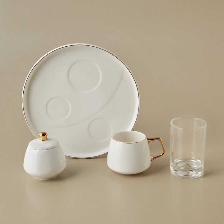 Karaca - Streamline Saturn - Kaffeserveringssæt til 1 person – 100 ml - Løven Home