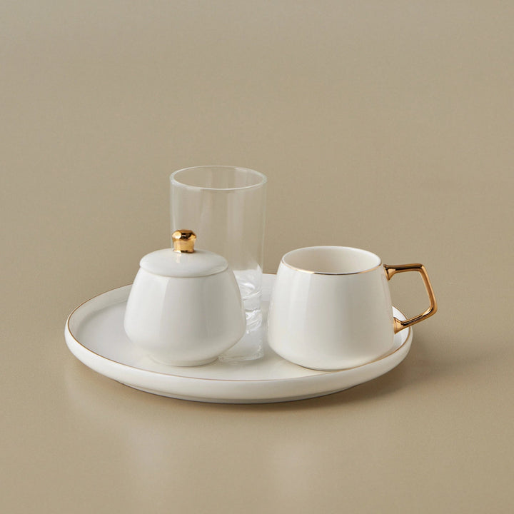 Karaca - Streamline Saturn - Kaffeserveringssæt til 1 person – 100 ml - Løven Home