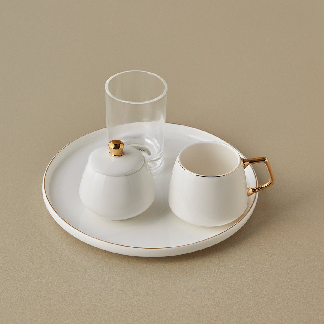 Karaca - Streamline Saturn - Kaffeserveringssæt til 1 person – 100 ml - Løven Home