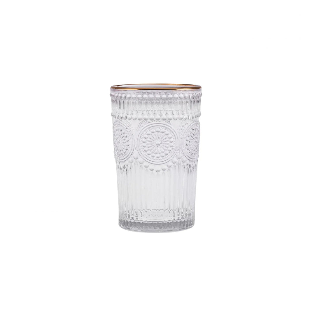 Karaca Sunflower 6 stk. Drikkeglas Gold – 332 ml - Løven Home