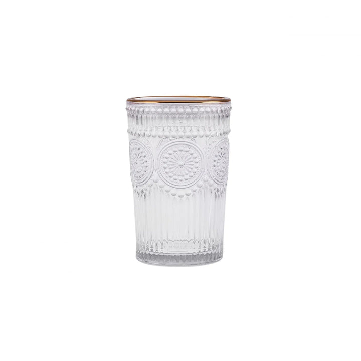Karaca Sunflower 6 stk. Drikkeglas Gold – 332 ml - Løven Home